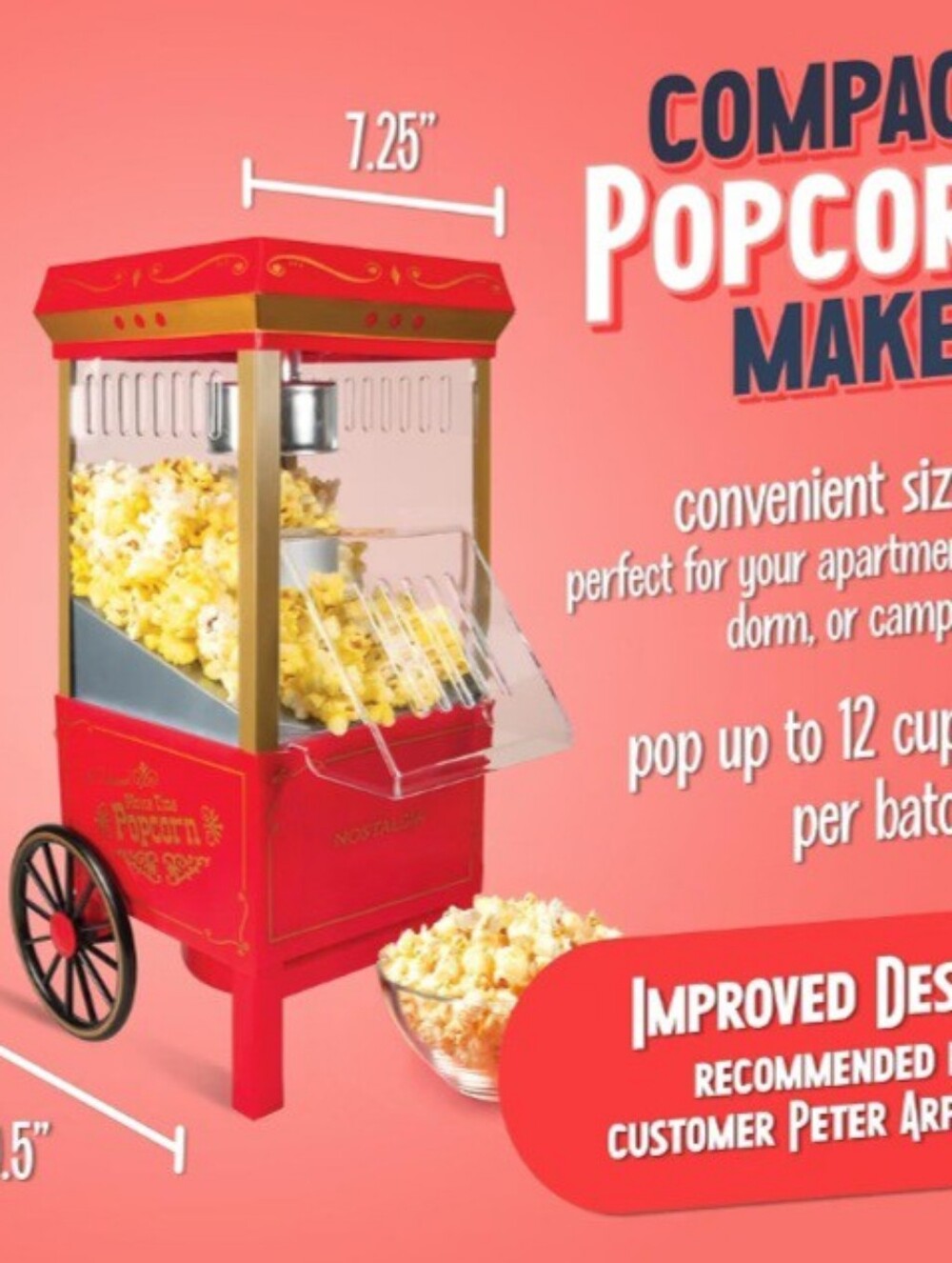 Mini Popcorn Machine for Home Parties - Picture 2 of 4